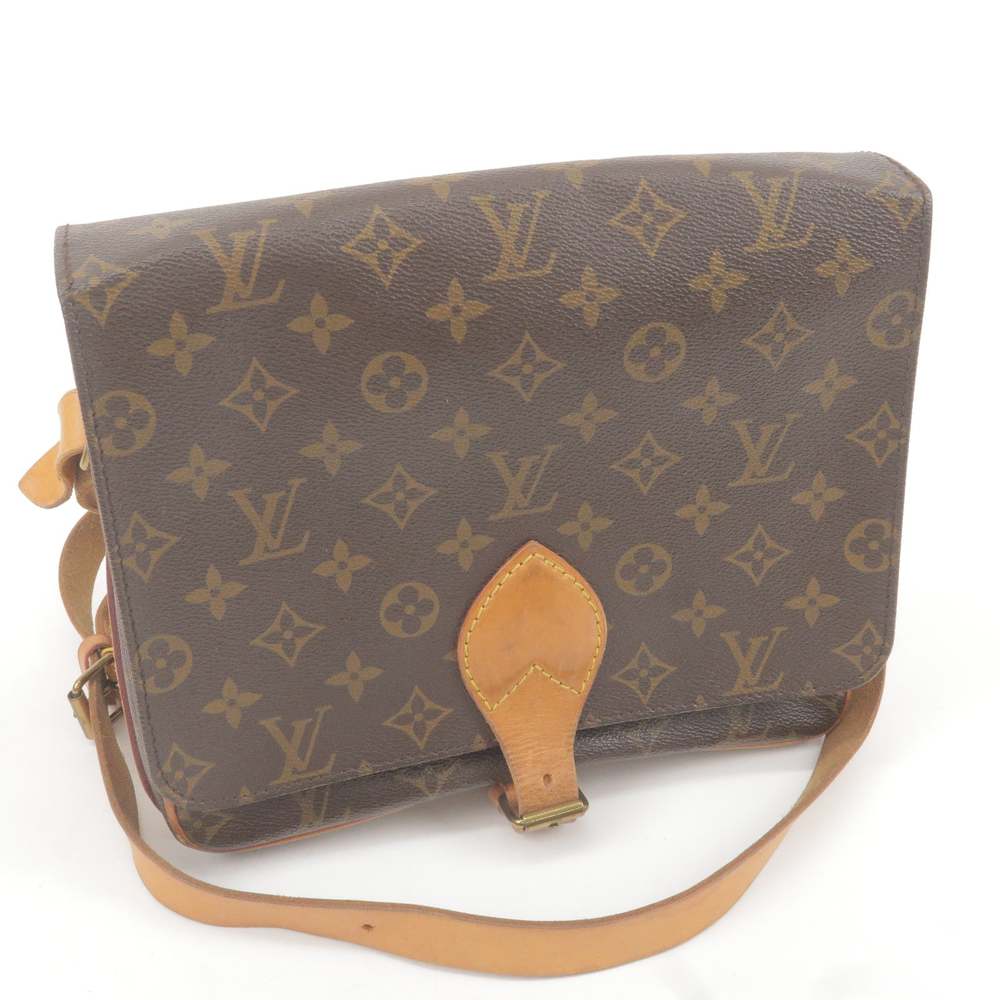 LOUIS VUITTON Monogram Cartouchiere 26 Crossbody Bag M51252 - Picture 5 of 16
